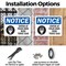 Signmission Enter At Your Own Risk Toxic Gases OSHA Notice Sign, Plastic, 10in W x 7in L, 2PK OS-2PACK-NS-P-710-L-12069 - alternate 4